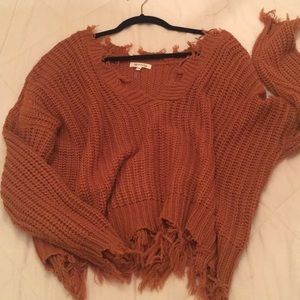 Fringe sweater